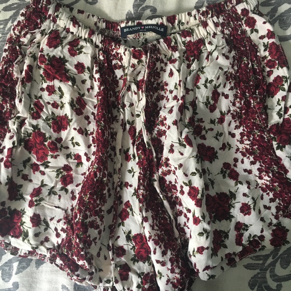 Brandy Melville size small rose shorts